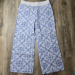 NWT‎ SOFT SURROUNDINGS / ORG $99.95 🌸 XL= LINEN / WIDE LEG PULL ON PANTS
